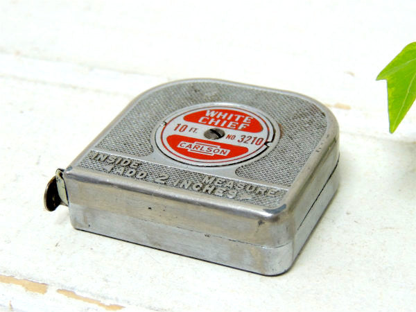 【Carlson&Sullivan・10FT】ビンテージ・メジャーテープ・巻尺・USA・工具・工業系