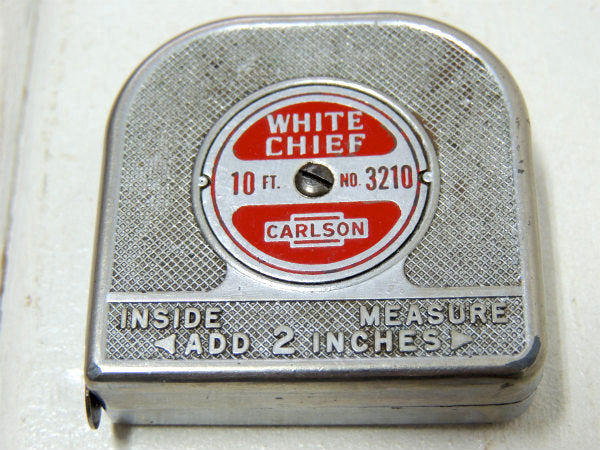 【Carlson&Sullivan・10FT】ビンテージ・メジャーテープ・巻尺・USA・工具・工業系