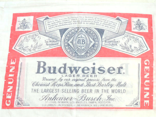【Budweiser】バドワイザー・ビール・ヴィンテージ・ ピロケース・枕カバー・USA