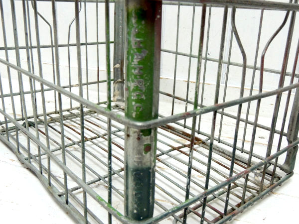 【1922y〜・老舗・SHAMROCK FOODS】ヴィンテージ・ミルクボトルケース・キャリーケース