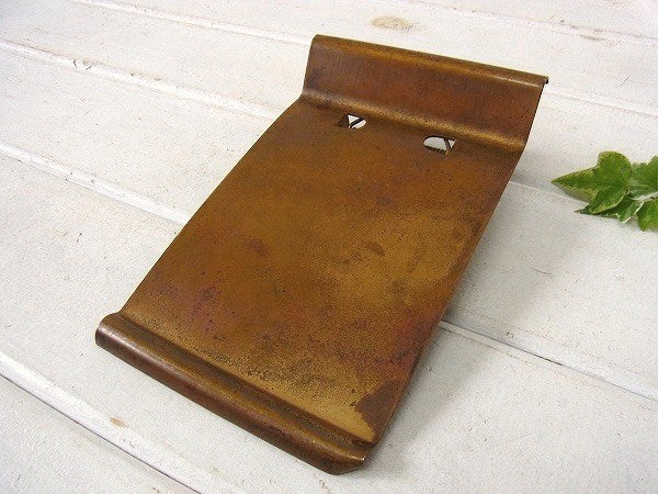 【1845年〜保険会社】アドバタイジング・真鍮製・アンティーク・バインダー/クリップボード/USA