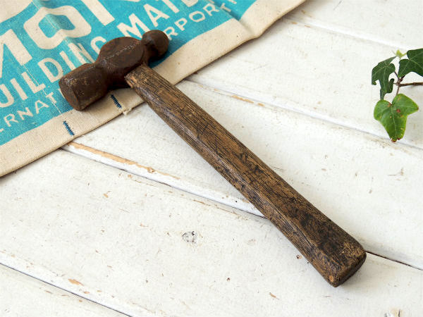 【ヘビーウエイト】ヴィンテージ・ハンマー・金槌・ツール・大工道具・ウッドハンドル・DIY・USA