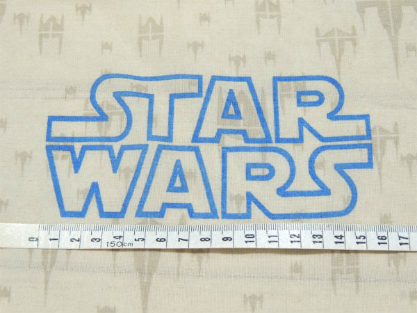 【スターウォーズ】スターファイター・乗り物柄・ヴィンテージ・ユーズドシーツ(ボックスタイプ) USA