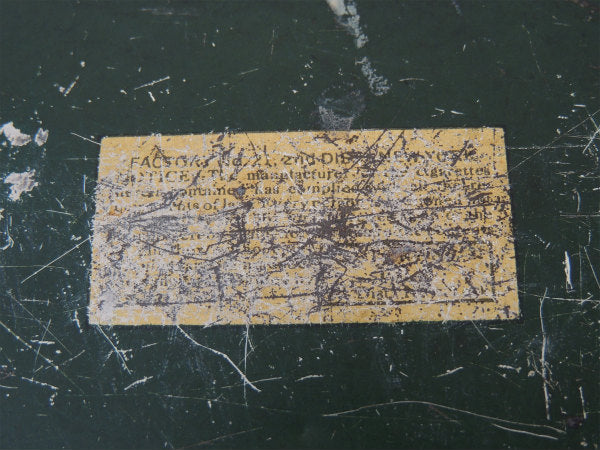 【TOBACCO・葉巻缶・NY】②アンティーク・OLD・タバコ缶・ティン缶・ブリキ缶