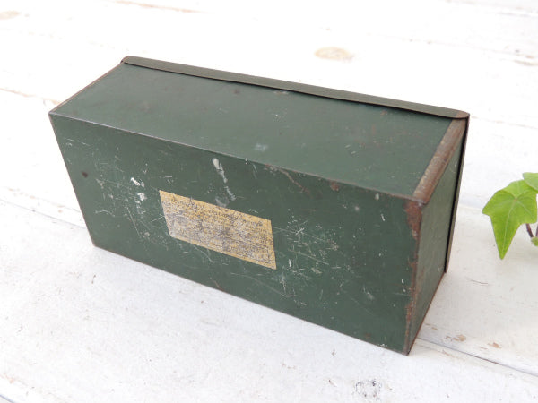 【TOBACCO・葉巻缶・NY】②アンティーク・OLD・タバコ缶・ティン缶・ブリキ缶