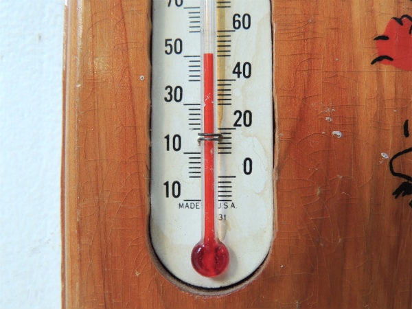 WHOS GOT the KEYS サーモメーター 温度計 セドナ スーベニア 木製 ヴィンテージ キーフック 鍵フック 壁飾り USA