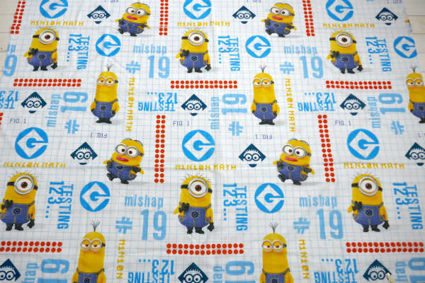 ミニオンズ スチュアート&ボブ&ケビン キャラクター ユーズドシーツ(フラットタイプ) USA