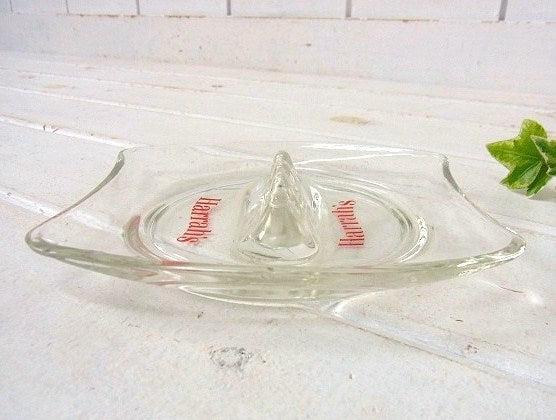 【Harrah's】ハラーズ・ガラス製・ヴィンテージ・灰皿/アシュトレイ USA