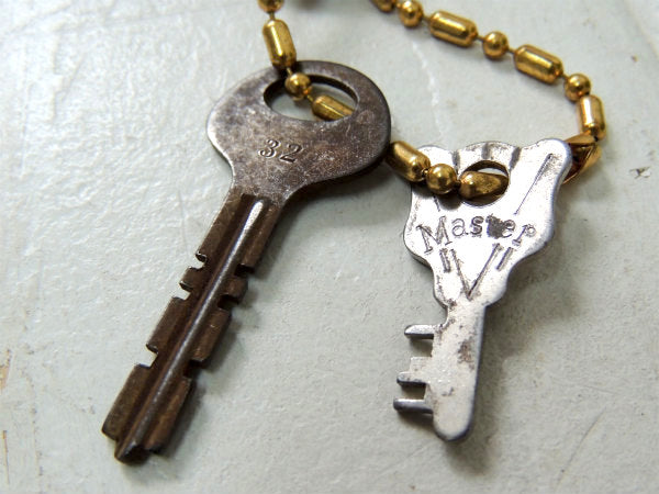 【GOOD LUCK】1956y・キーホルダー・コイン&古鍵2本付き・ラスベガス・カジノ