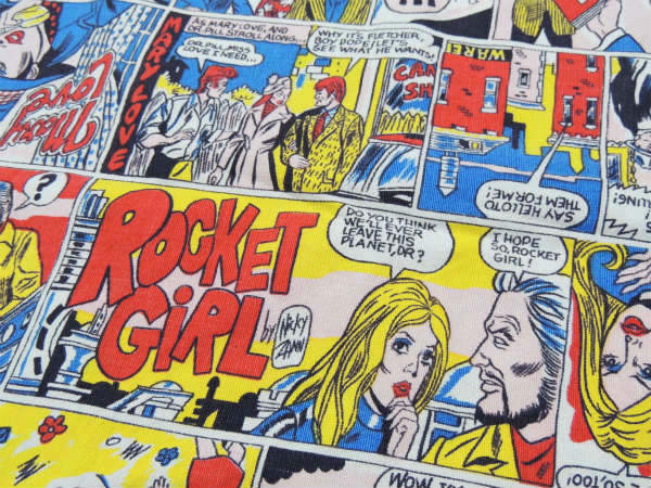 4種類のアメリカンコミック柄・ヴィンテージ・バッグ/ランドリーバッグ/布袋 USA