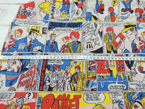 4種類のアメリカンコミック柄・ヴィンテージ・バッグ/ランドリーバッグ/布袋 USA