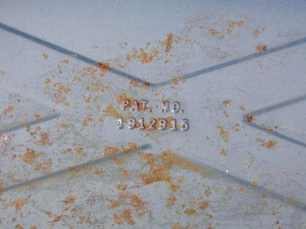 ダークグレー色・ブリキ製・ヴィンテージ・ツールボックス/工具箱/インダストリアル USA