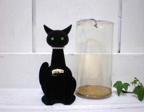 マックスファクター　黒猫のアンティーク・パフュームボトル・ホルダー