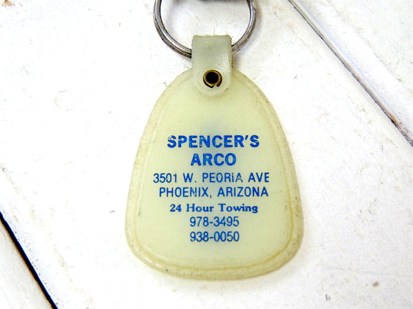 【ARCO・ガソリンスタンド】キーホルダー・鍵2本付き・USA・ビンテージ・GM