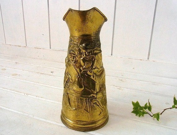 【Peerage】イギリス製・真鍮のアンティーク・ジャグ/水差し/ピッチャー