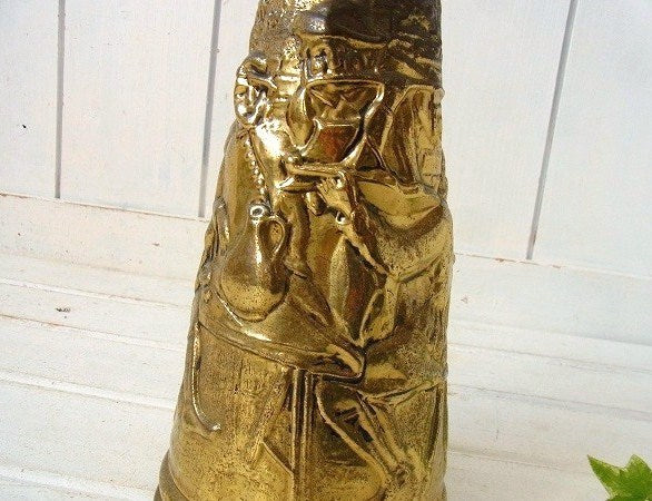 【Peerage】イギリス製・真鍮のアンティーク・ジャグ/水差し/ピッチャー