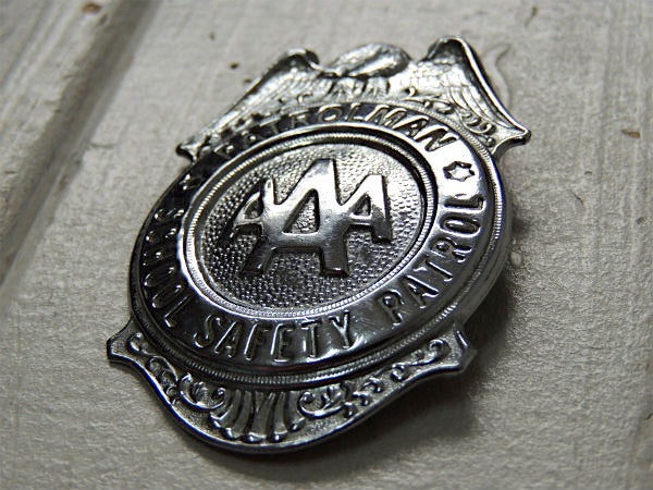 AAA・トリプルエー 1960's・アドバタイジング・ヴィンテージ・バッジ・パトロール・USA