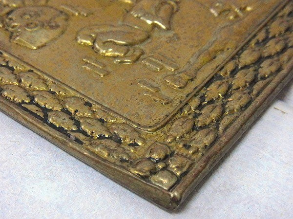 【ハンプティ ダンプティ】イギリス製・40'sアンティーク・壁飾り/壁掛け/真鍮プレート