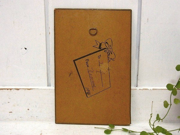 【ハンプティ ダンプティ】イギリス製・40'sアンティーク・壁飾り/壁掛け/真鍮プレート