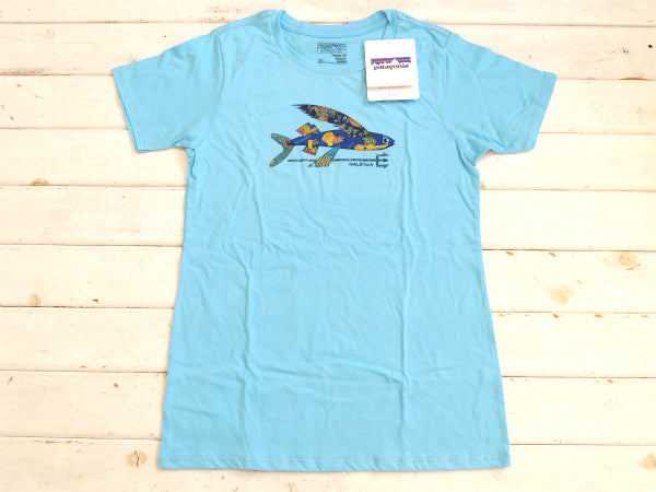 【Patagonia】パタゴニア・ハレイワ店限定・フライングフィッシュ・レディースTシャツ(XS)