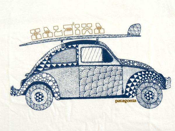 【Patagonia】パタゴニア・ハレイワ店限定・ビートル柄・メンズTシャツ&ステッカー