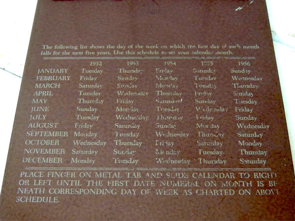 1952's HERTZ ハーツレンタカー・カレンダー付き・バインダー・アンティーク・工業系