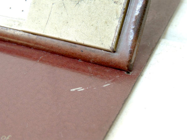 1952's HERTZ ハーツレンタカー・カレンダー付き・バインダー・アンティーク・工業系