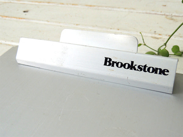 SAUNDERS 工業系・書類ケース付き・アルミ製・ビンテージ・バインダー クリップボード USA