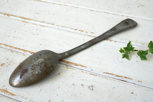 WBW ミリタリー WW1 メタル製 ロングハンドル ヴィンテージ スプーン アウトドア アメリカ軍