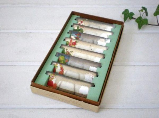 USA 箱付きヴィンテージ・座席札/ネームプレート・8枚セット