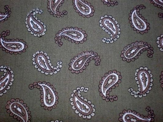 ペイズリー柄・デッドストック・ファブリック/生地