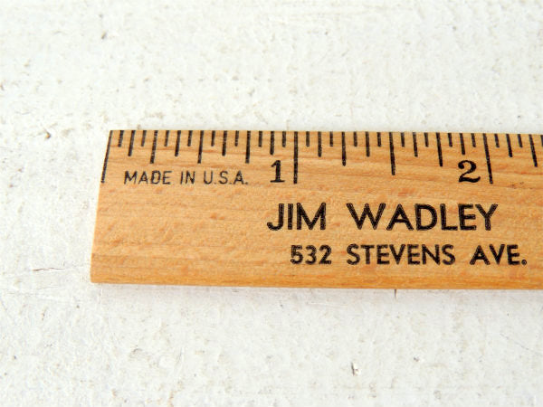 【SHEPARD CLOTHING/NY/CA】木製・ビンテージ・定規/ルーラー/アドバタイジング