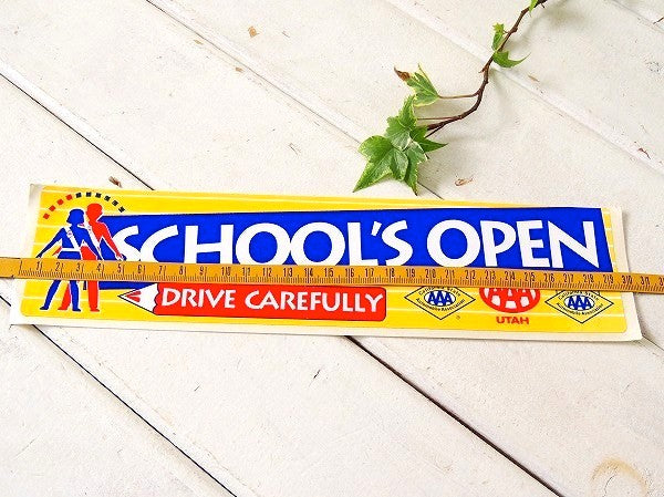 【AAA/トリプルエー/オートーモービル/カリフォルニア】ヴィンテージ・ステッカー・DRIVE