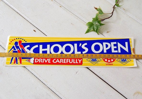 【AAA/トリプルエー/アメリカ自動車協会/カリフォルニア】ヴィンテージ・ステッカー・DRIVE