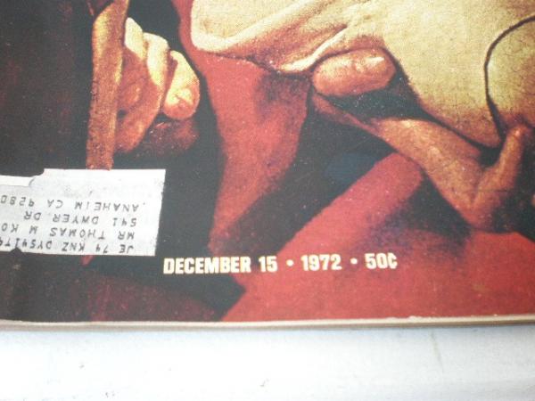 LIFE ライフ USA ヴィンテージ 雑誌 1972.12.15 アンディ・人形・おもちゃ・本