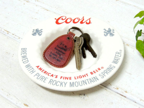 【Coors・クアーズ・ビール】ヴィンテージ・陶器製・灰皿 /アシュトレイ/アドバタイジング