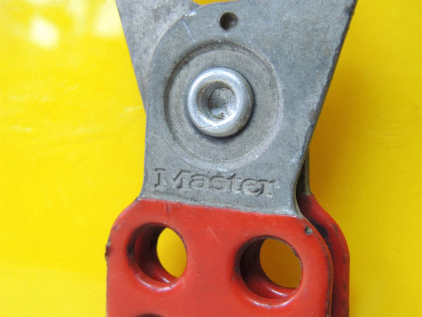 US 工業系・LOCKOUT STATION マスターロック・壁掛け式・ヴィンテージ・工具 ケース 看板 ガレージ雑貨