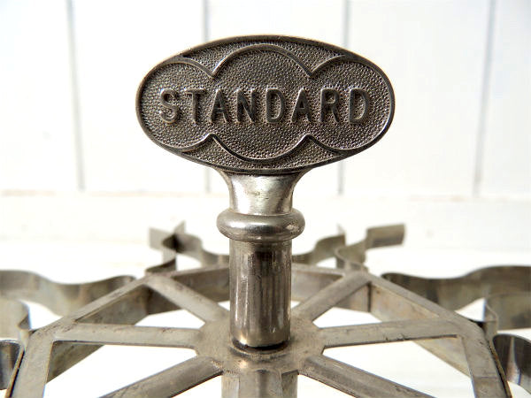【STANDARD】スチール製・回転式・アンティーク・スタンプホルダー/8ホルダー