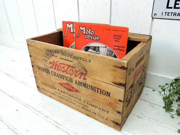 【Western・SUPER】1940's~弾薬・アンティーク・ウッドボックス・木箱 USA