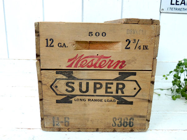 【Western・SUPER】1940's~弾薬・アンティーク・ウッドボックス・木箱 USA