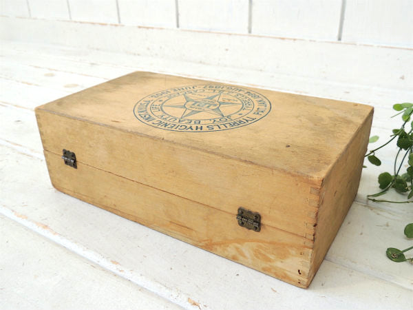 N.Y.組み木式・1901年・アンティーク・木箱・ウッドボックス・収納ボックス・インテリア・USA