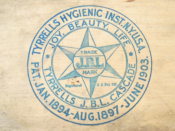 N.Y.組み木式・1901年・アンティーク・木箱・ウッドボックス・収納ボックス・インテリア・USA