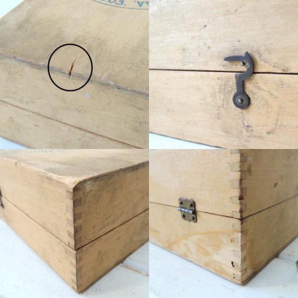 N.Y.組み木式・1901年・アンティーク・木箱・ウッドボックス・収納ボックス・インテリア・USA