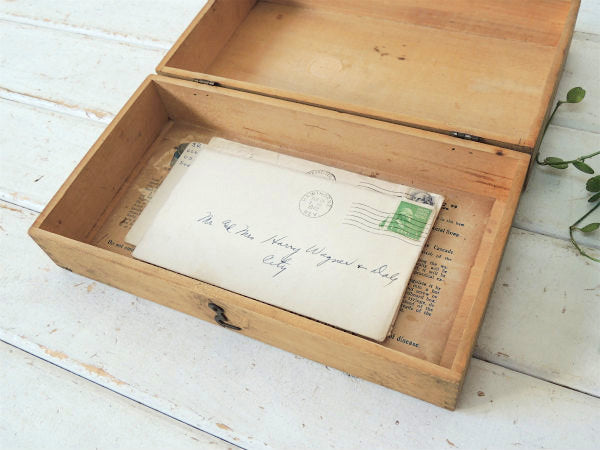 N.Y.組み木式・1901年・アンティーク・木箱・ウッドボックス・収納ボックス・インテリア・USA
