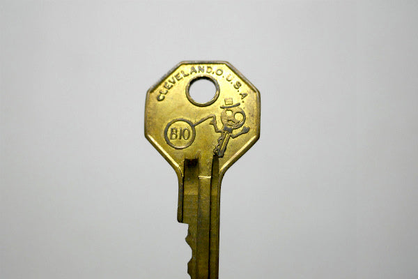 COLE NATIONAL・オハイオ州 真鍮製・Key・古鍵・USA・アンティーク・キー・英数字