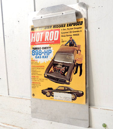 【EVERFLEX ALUMINUM】アルミ製・ビンテージ・ロングタイプ・バインダー・工業系・文房具