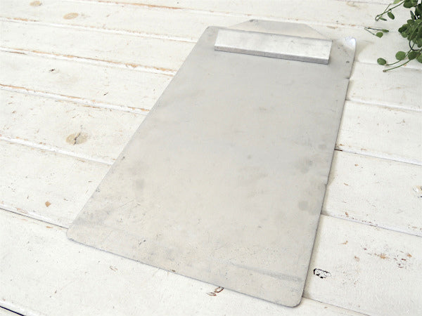 【EVERFLEX ALUMINUM】アルミ製・ビンテージ・ロングタイプ・バインダー・工業系・文房具