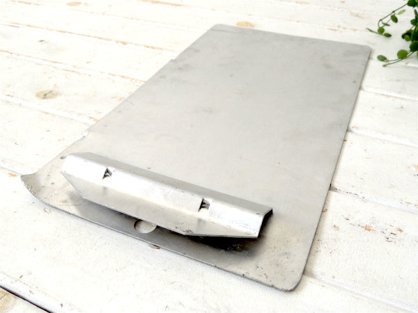 【EVERFLEX ALUMINUM】アルミ製・ビンテージ・ロングタイプ・バインダー・工業系・文房具