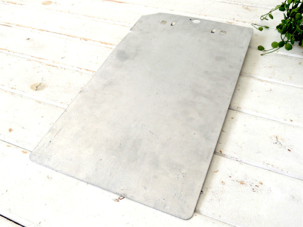 【EVERFLEX ALUMINUM】アルミ製・ビンテージ・ロングタイプ・バインダー・工業系・文房具