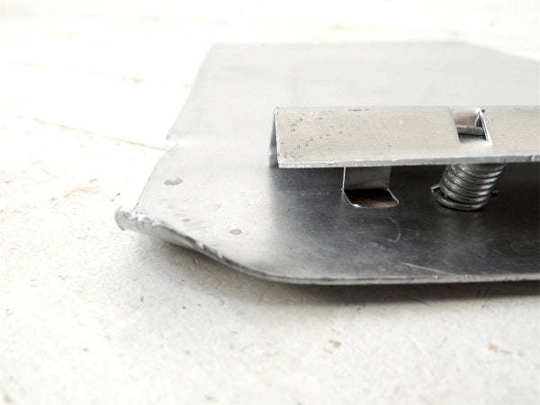 【EVERFLEX ALUMINUM】アルミ製・ビンテージ・ロングタイプ・バインダー・工業系・文房具